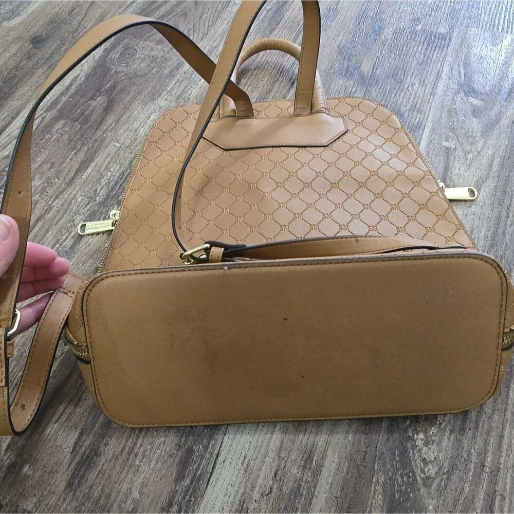 STEVE MADDEN Cognac/Brown Backpack/Purse Carry-on Bag 13x12